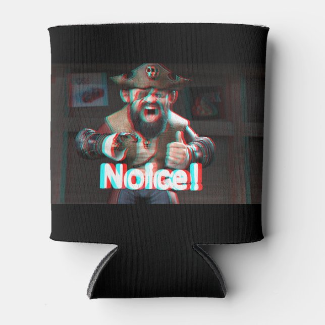 Rafraîchisseur Pour Canette Noice ! Badaz Beard 3D (Devant)