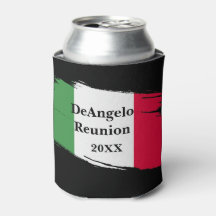 Nom de famille italien Drapeau personnalisé Couleu