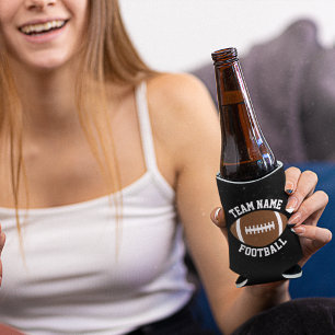 Rafraîchisseur Pour Canette Nom ou texte personnalisé de l'équipe de football