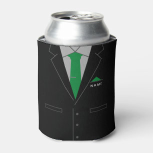 Rafraîchisseur Pour Canette Nom personnalisé Can Cooler avec costume noir prof