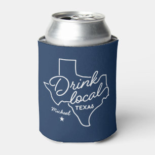 Rafraîchisseur Pour Canette Nom personnalisé Dinking Local Texas