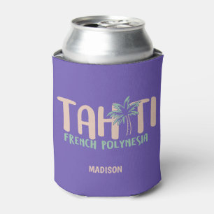 Rafraîchisseur Pour Canette Nom personnalisé et couleur Tahiti