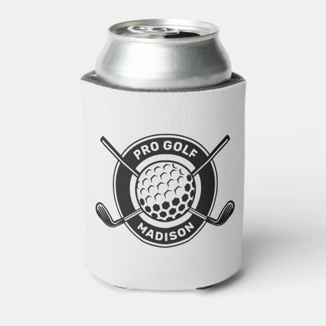Rafraîchisseur Pour Canette Nom personnalisé et golf de texte (Can Dos)