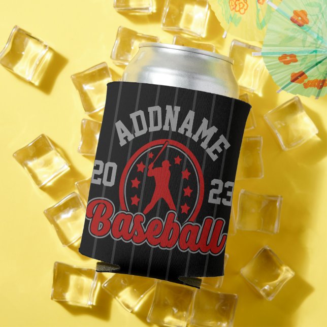 Rafraîchisseur Pour Canette NOM PERSONNALISÉ Jeu du joueur de l'équipe de base (Été in situ)