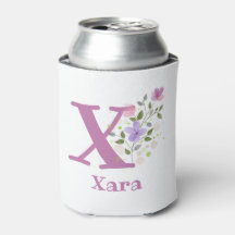 Nom Xara avec un motif floral