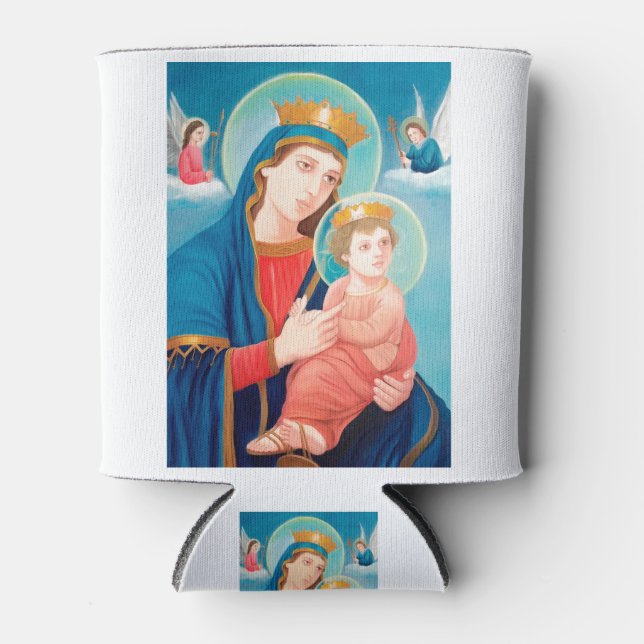 Rafraîchisseur Pour Canette Notre-Dame de Perpétuel aide catholique (Devant)