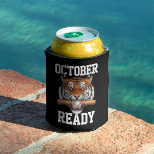 Rafraîchisseur Pour Canette Octobre Prêt pour le baseball Tiger Ready 2024