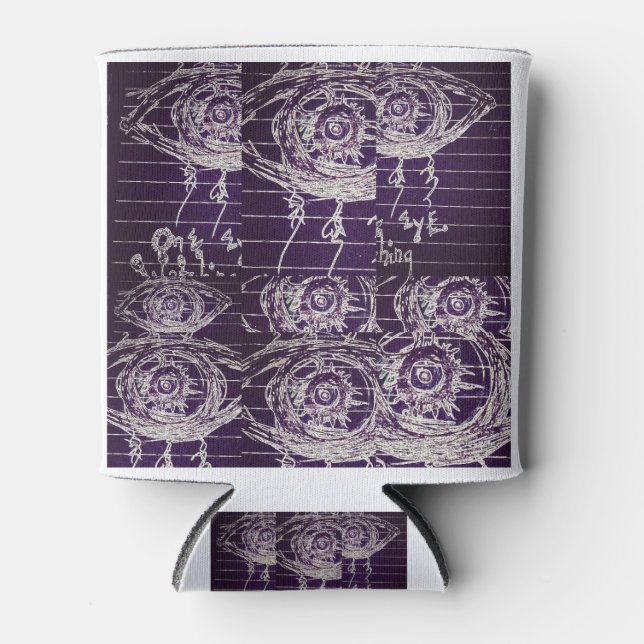 Rafraîchisseur Pour Canette Oeil Abstrait (Devant)