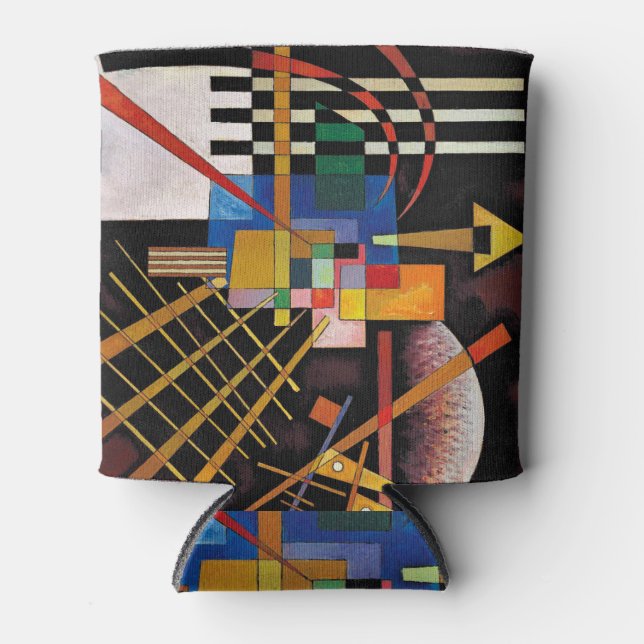 Rafraîchisseur Pour Canette Oeuvre expressionniste Abstraite moderne de Kandin (Devant)