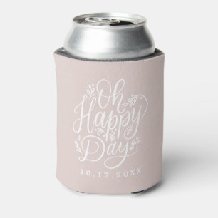 Rafraîchisseur Pour Canette Oh Joyeux Jour Floral Mariage Can Cooler