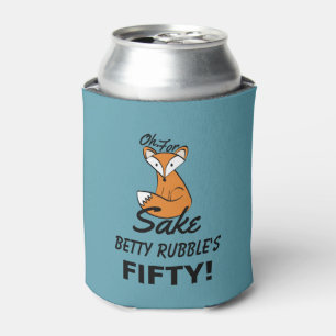 Rafraîchisseur Pour Canette Oh, pour Fox Sake 50e anniversaire Personnalisé