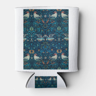 Rafraîchisseur Pour Canette Oiseau bleu vintage par William Morris