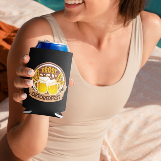 Rafraîchisseur Pour Canette Oktoberfest encourage la fête de la bière allemand (Créateur téléchargé)