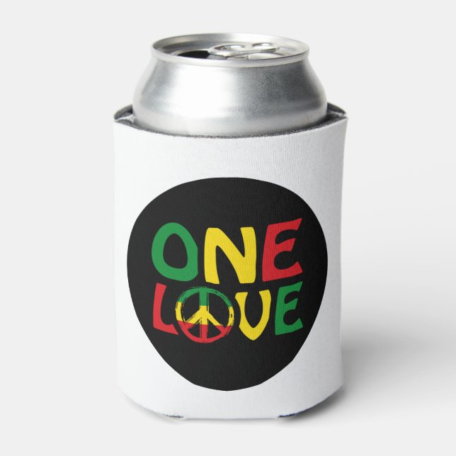 Rafraîchisseur Pour Canette One Love, Reggae design (Can devant)