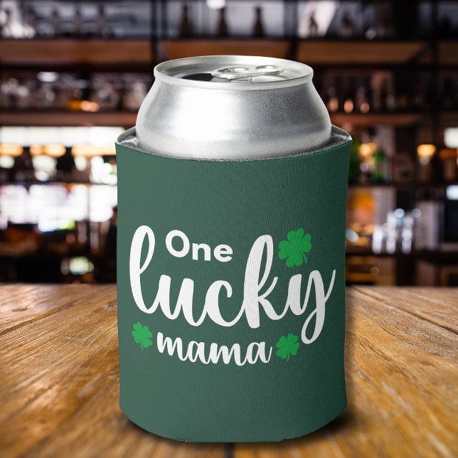 Rafraîchisseur Pour Canette One Lucky Mama Funny St Patrick Day (Créateur téléchargé)
