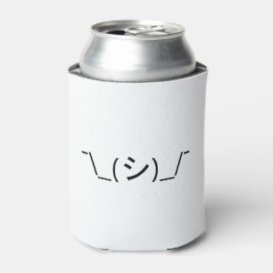 Rafraîchisseur Pour Canette Oops Shrug Emoticon ; -\_(シ)_/