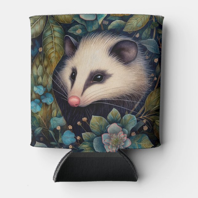 Rafraîchisseur Pour Canette Opossum dans les Brambles (Devant)