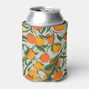 Rafraîchisseur Pour Canette Oranges d'été Agrumes Fruit Motif floral