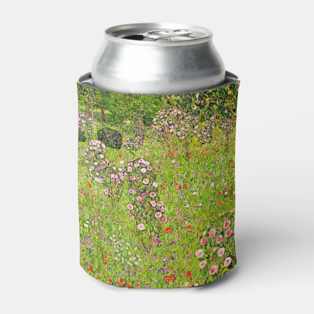 Rafraîchisseur Pour Canette Orchard Gustav Klimt avec Rose (Can devant)