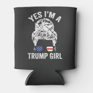 Rafraîchisseur Pour Canette Oui, je suis une fille Trump 2024 Élections Républ