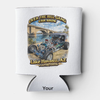 Rafraîchisseur Pour Canette Over The Hill Gang Car Club Lake Havasu AZ Hot Rod