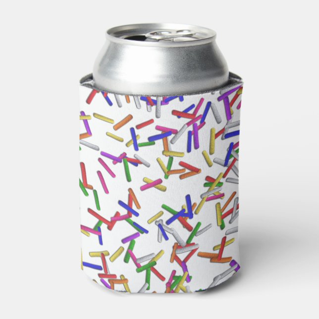 Rafraîchisseur Pour Canette Paillettes multicolores (Can devant)