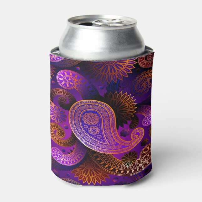 Rafraîchisseur Pour Canette Paisers à refroidissement/Paisley pourpre (Can devant)