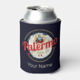 Rafraîchisseur Pour Canette Palerme Capitale De Sicile Italie Souvenir Vintage