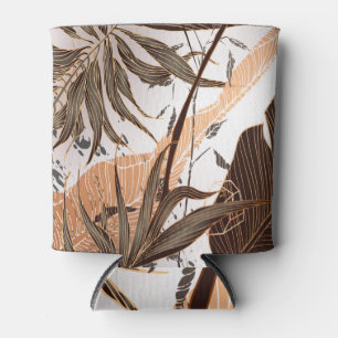 Rafraîchisseur Pour Canette Palm Feuille Gold Marble Design