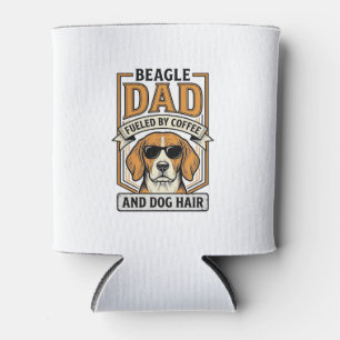 Rafraîchisseur Pour Canette Papa Beagle alimenté par le café et le maillot de