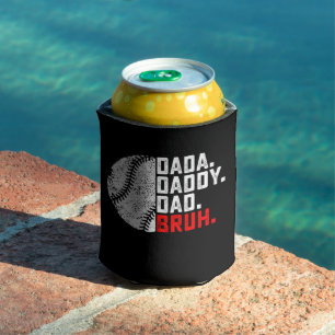 Rafraîchisseur Pour Canette Papa Dady Papa Bruh Baseball Fête des Pères Vintag
