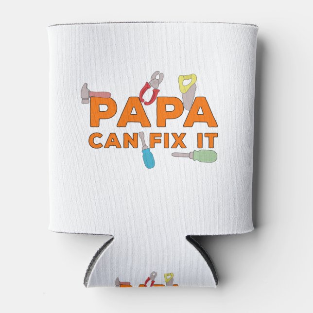 Rafraîchisseur Pour Canette Papa peut le réparer (Devant)