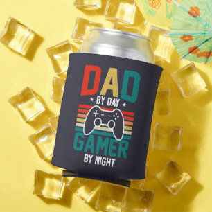 Rafraîchisseur Pour Canette Papa qui est un joueur; jeux vidéo; cadeau papa