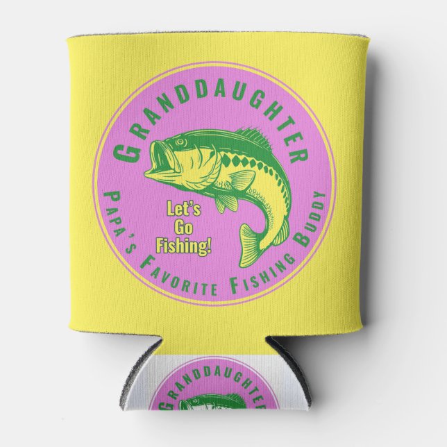 Rafraîchisseur Pour Canette Papa's Favori Fishing Buddy (Devant)