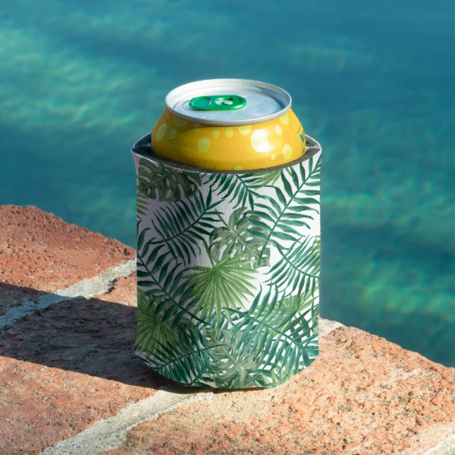 Rafraîchisseur Pour Canette Papier peint arrière - plan feuille motif peut ref (Piscine in situ)