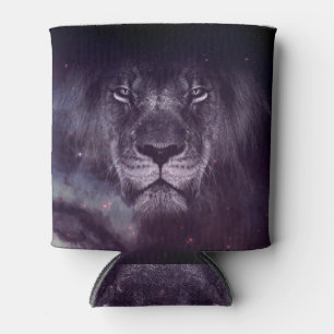 Rafraîchisseur Pour Canette Papier peint Galaxy Lion Face Art