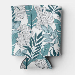 Rafraîchisseur Pour Canette Papier peint Vintage Plante tropical.