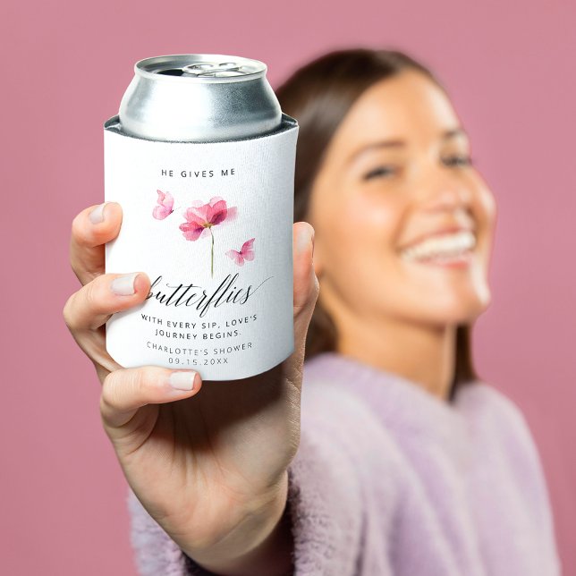 Rafraîchisseur Pour Canette Papillon personnalisé peut refroidir (Créateur téléchargé)