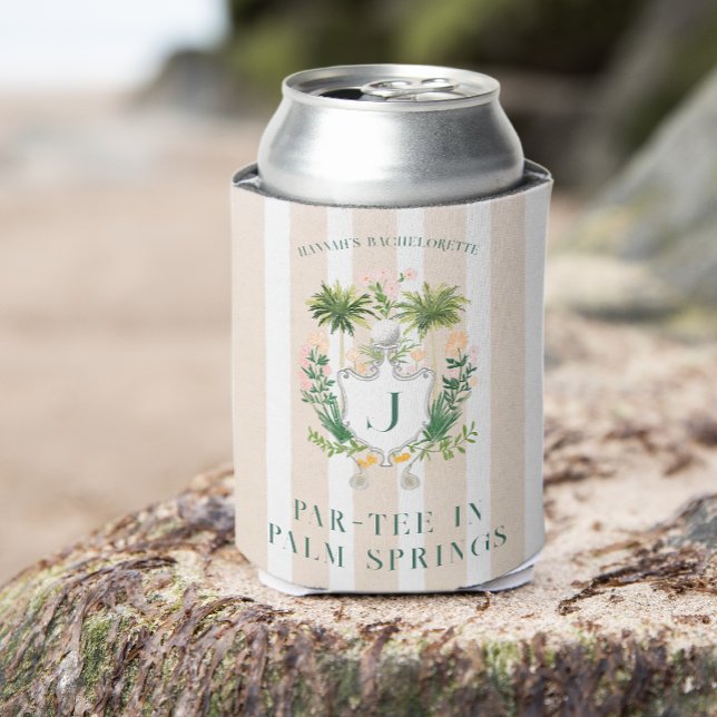 Rafraîchisseur Pour Canette Par-Tee à Palm Springs | Enterrement de vie de jeu (Créateur téléchargé)