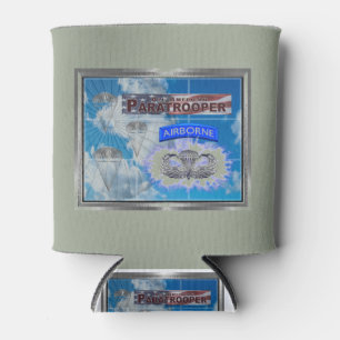 Rafraîchisseur Pour Canette Parachutiste et drapeau américains Extraordinaires