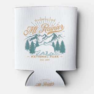 Rafraîchisseur Pour Canette Parc national du Mont-vintage Rainier Bear Randonn
