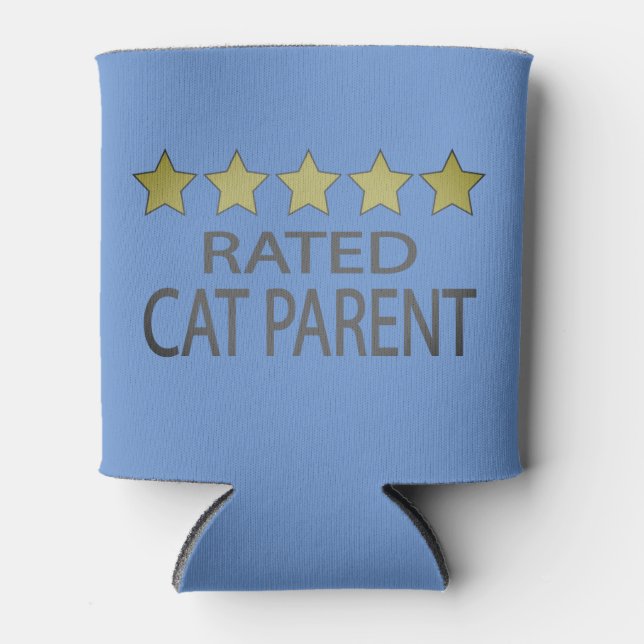 Rafraîchisseur Pour Canette Parent de chat cinq étoiles (Devant)