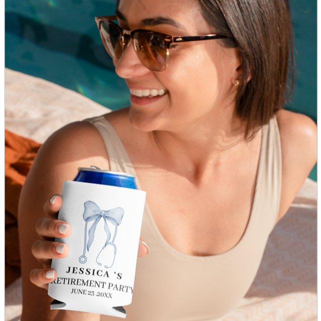 Rafraîchisseur Pour Canette Parti de retraite des infirmières (Créateur téléchargé)