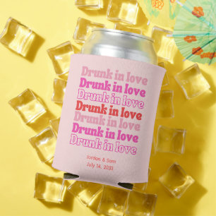 Rafraîchisseur Pour Canette Parti d'engagement Favoriser Drunk in Love Pink