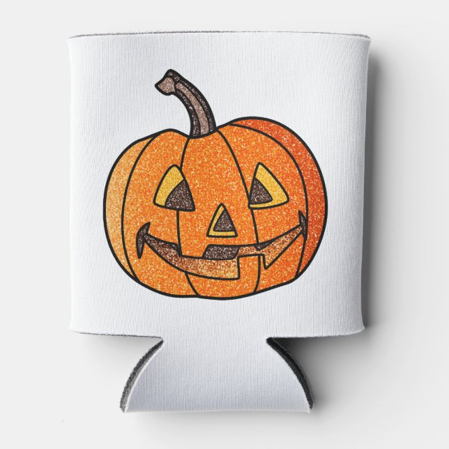 Rafraîchisseur Pour Canette Parties scintillant Jack O'Lantern (Devant)