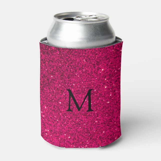 Rafraîchisseur Pour Canette Parties scintillant rose Faux (Can devant)