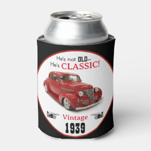 Rafraîchisseur Pour Canette Pas Vieux Mais Rouge Classique 1939 Coupe Année Vi