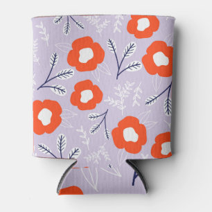 Rafraîchisseur Pour Canette Pastel Botanique Rose : Motif Floral