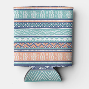 Rafraîchisseur Pour Canette Pastel tribal Navajo : motif sans soudure.