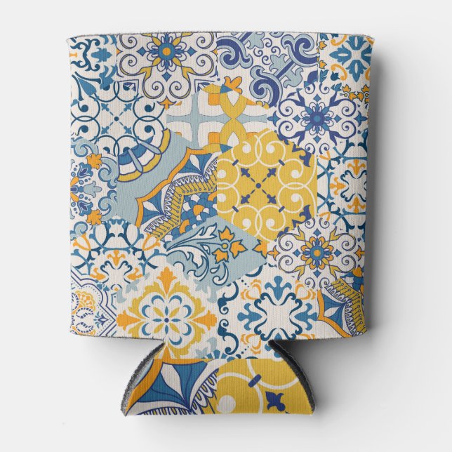 Rafraîchisseur Pour Canette Patchwork islamique : Carrelage de poterie de Majo (Devant)